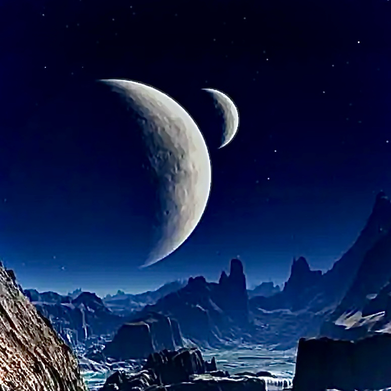 Two-Mooned-Planet